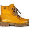 Femmes Remonte Bottes A Crampons | D9373-68 Jaune