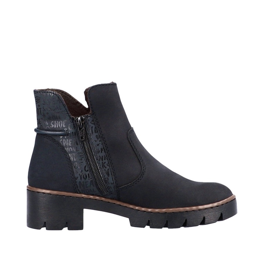 Femmes Rieker Bottillons | X5755-14 Marine