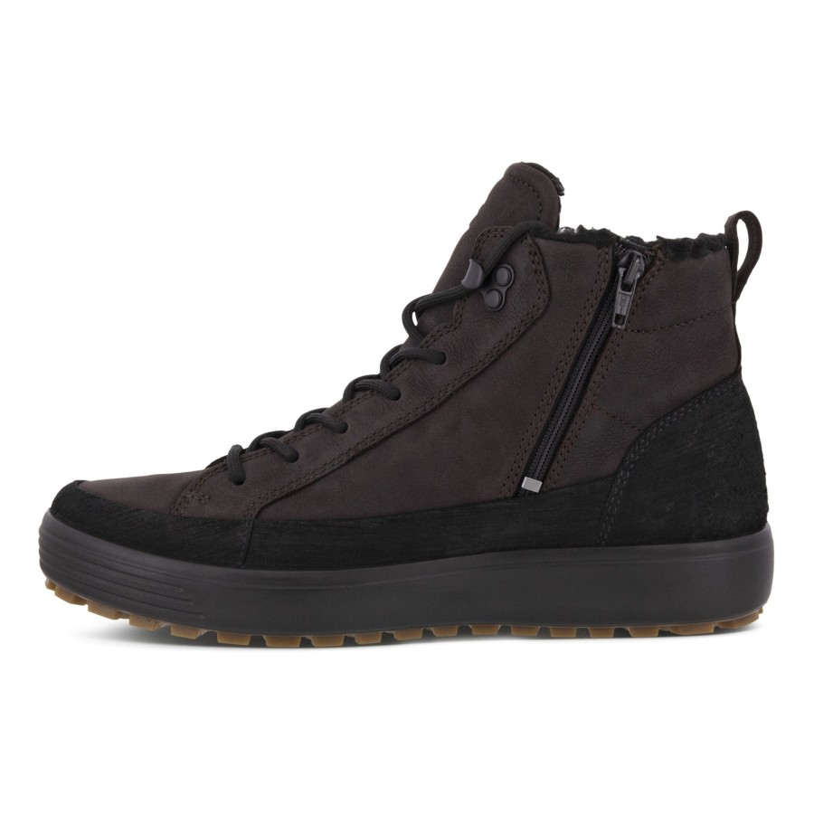 Hommes Ecco Bottes D'Hiver | Soft 7 Tred M Brun