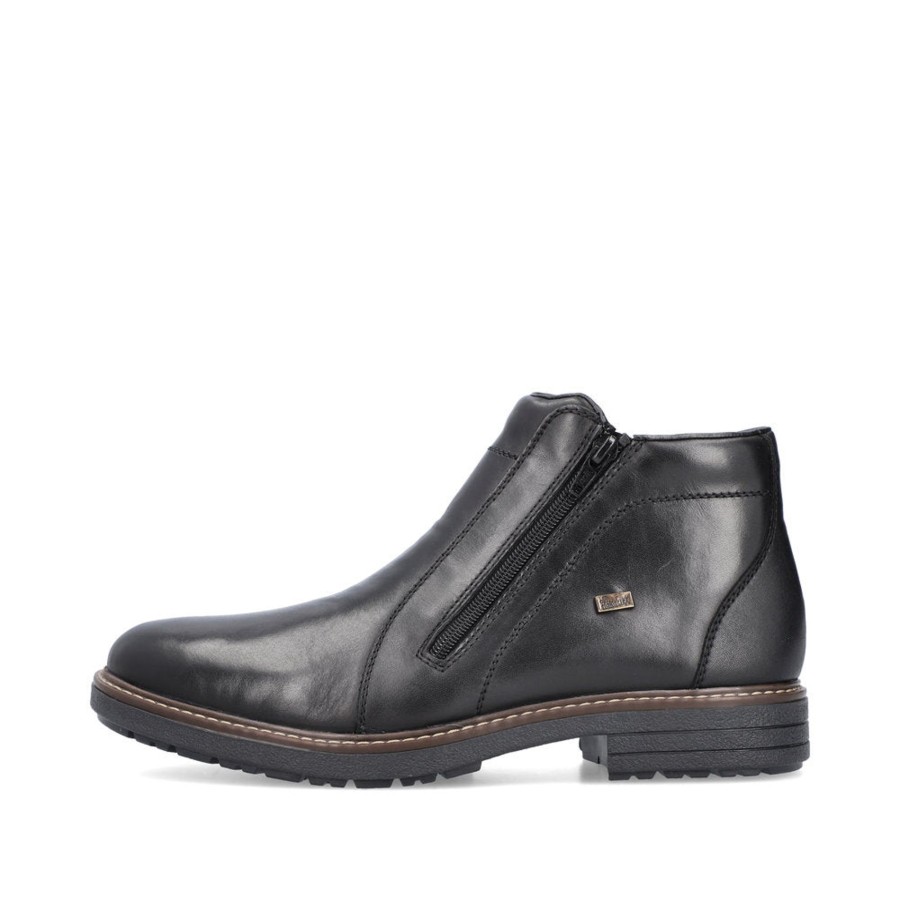 Hommes Rieker Bottes D'Hiver | 33160-00 Noir