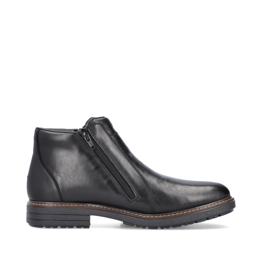 Hommes Rieker Bottes D'Hiver | 33160-00 Noir