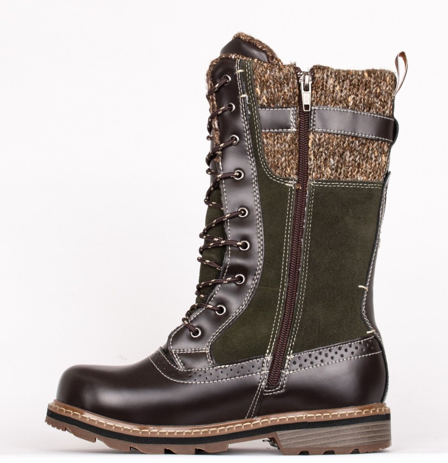 Femmes NexGrip Bottes D'Hiver | Ice Jenna 4.0 Vert