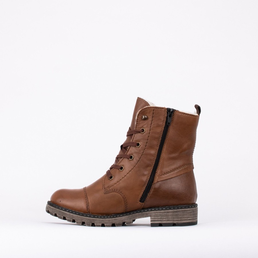 Femmes Rieker Bottes D'Hiver | Y6700-22 Cognac