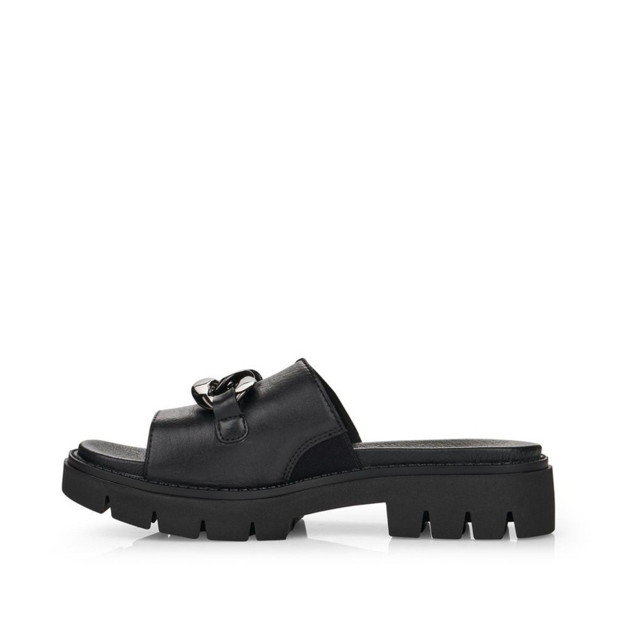 Femmes Remonte Mules | D7952-00 Noir