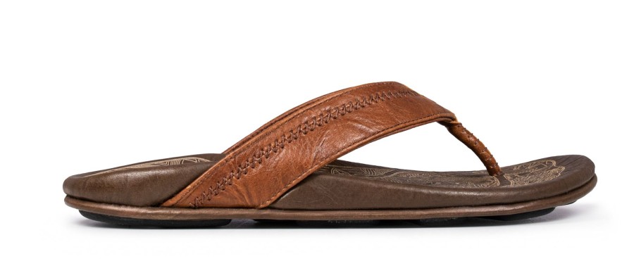 Hommes Olukai Mules | Hiapo Tan