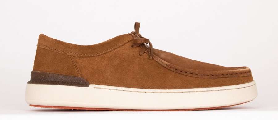 Hommes Clarks Decontractees | Courtlite Wally Cognac