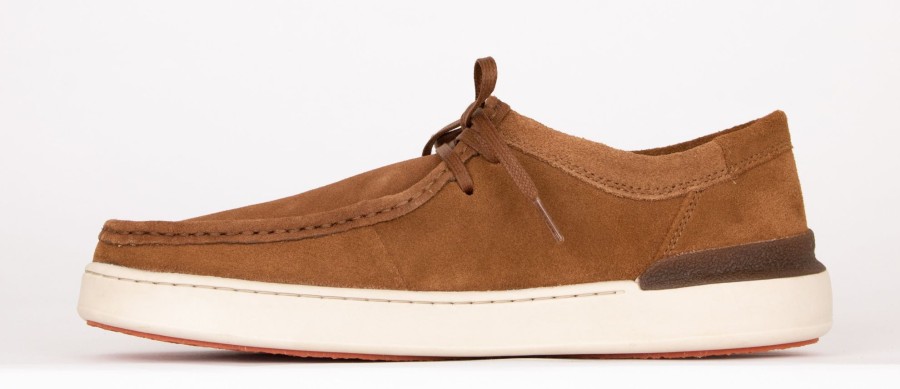 Hommes Clarks Decontractees | Courtlite Wally Cognac