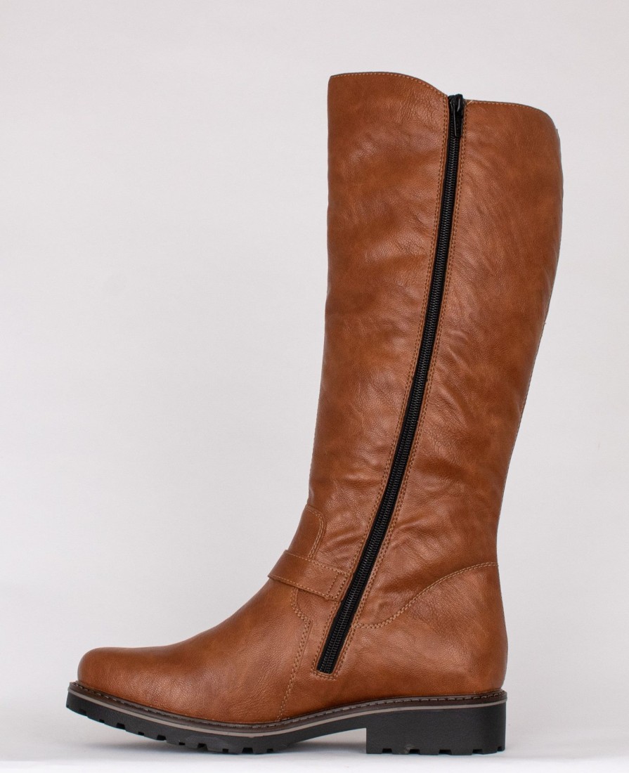 Femmes Remonte Bottes D'Hiver | R6590-22 Tan