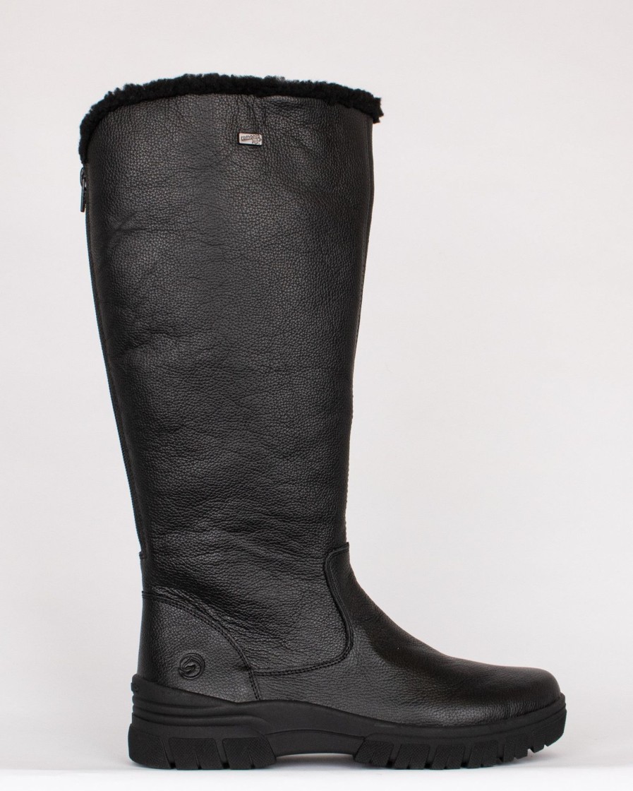 Femmes Remonte Bottes D'Hiver | D0E73-00 Noir