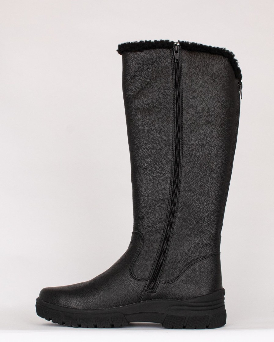 Femmes Remonte Bottes D'Hiver | D0E73-00 Noir