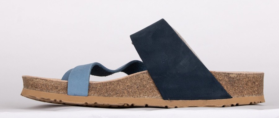 Femmes Mephisto Mules | Madeleine Bleu