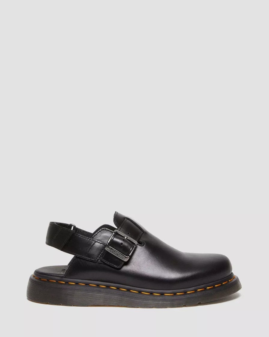 Hommes Dr. Martens Mules | Jorge Ii Noir