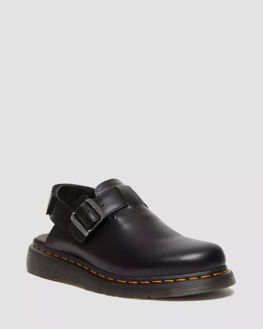 Hommes Dr. Martens Mules | Jorge Ii Noir