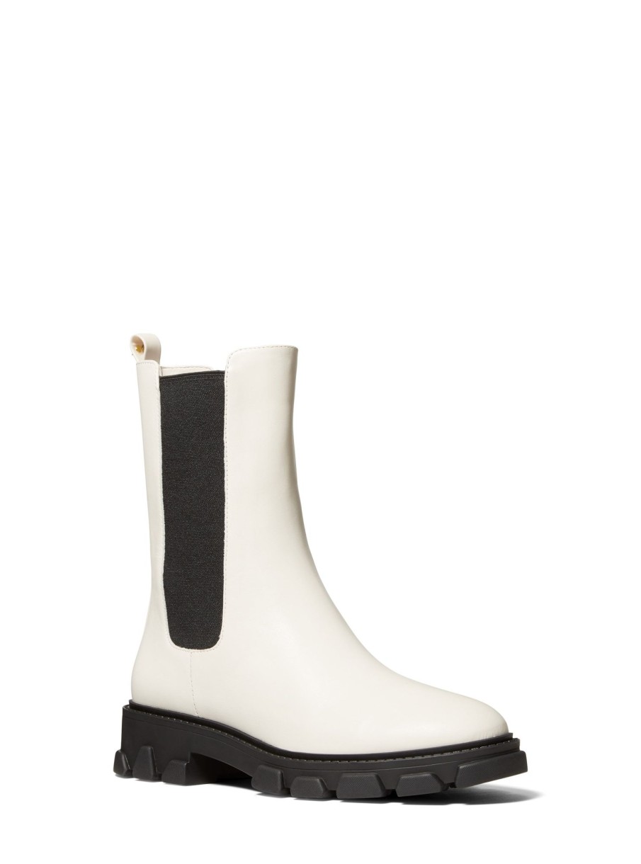 Femmes Michael Kors Bottes Hautes | Ridley Chelsea Creme