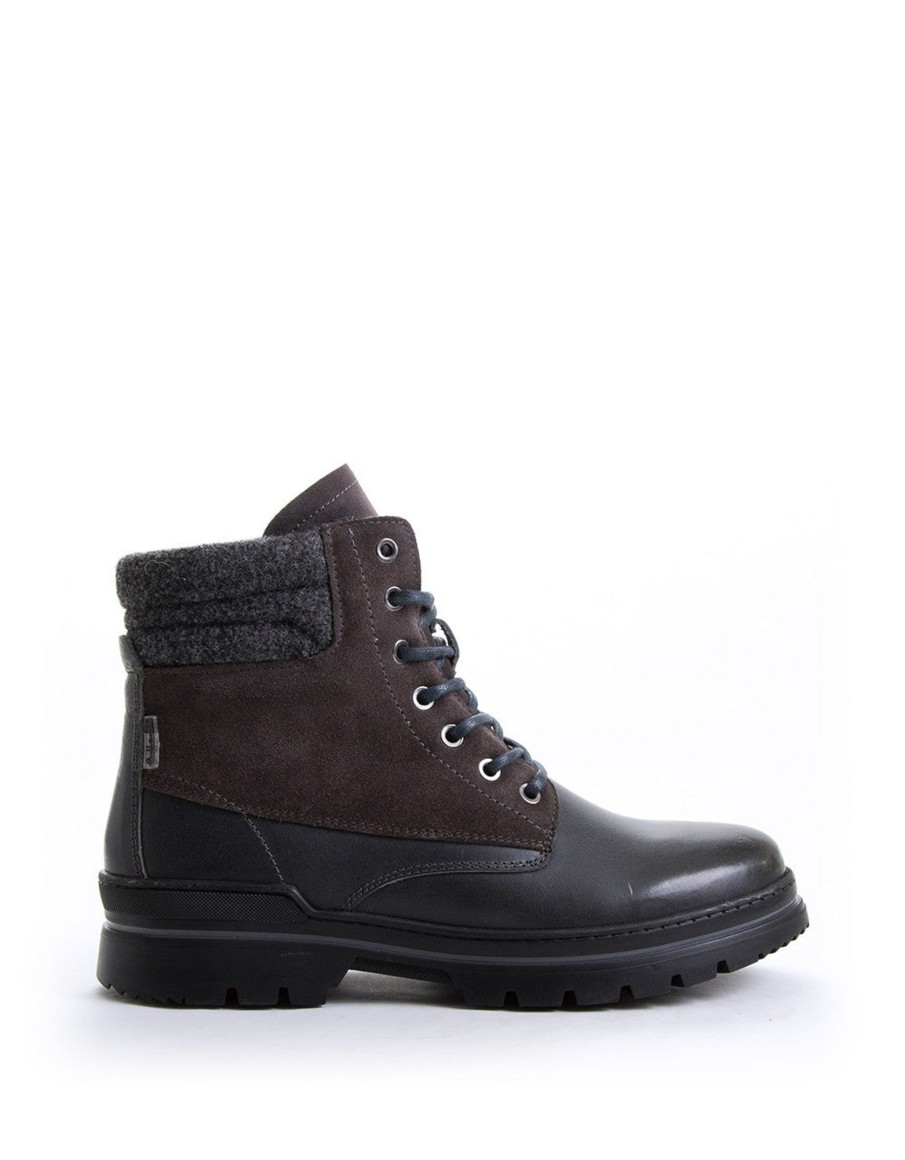 Hommes Bulle. Bottes A Crampons | Theo Gris