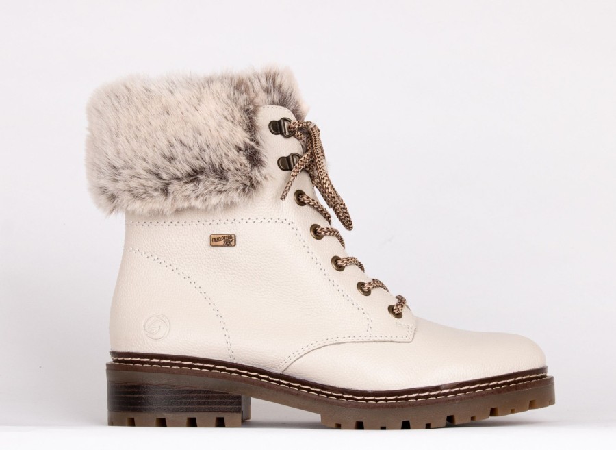 Femmes Remonte Bottes D'Hiver | D0B74-80 Creme