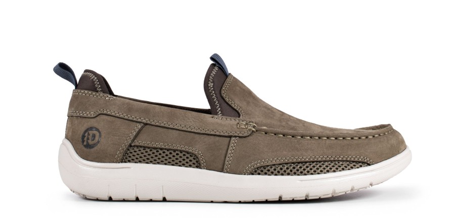 Hommes Dunham Decontractees | Fitsmart Loafer Taupe