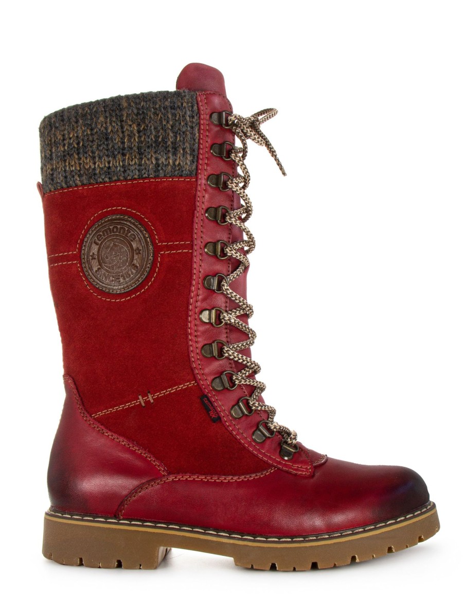 Femmes Remonte Bottes D'Hiver | D9375-35 Rouge