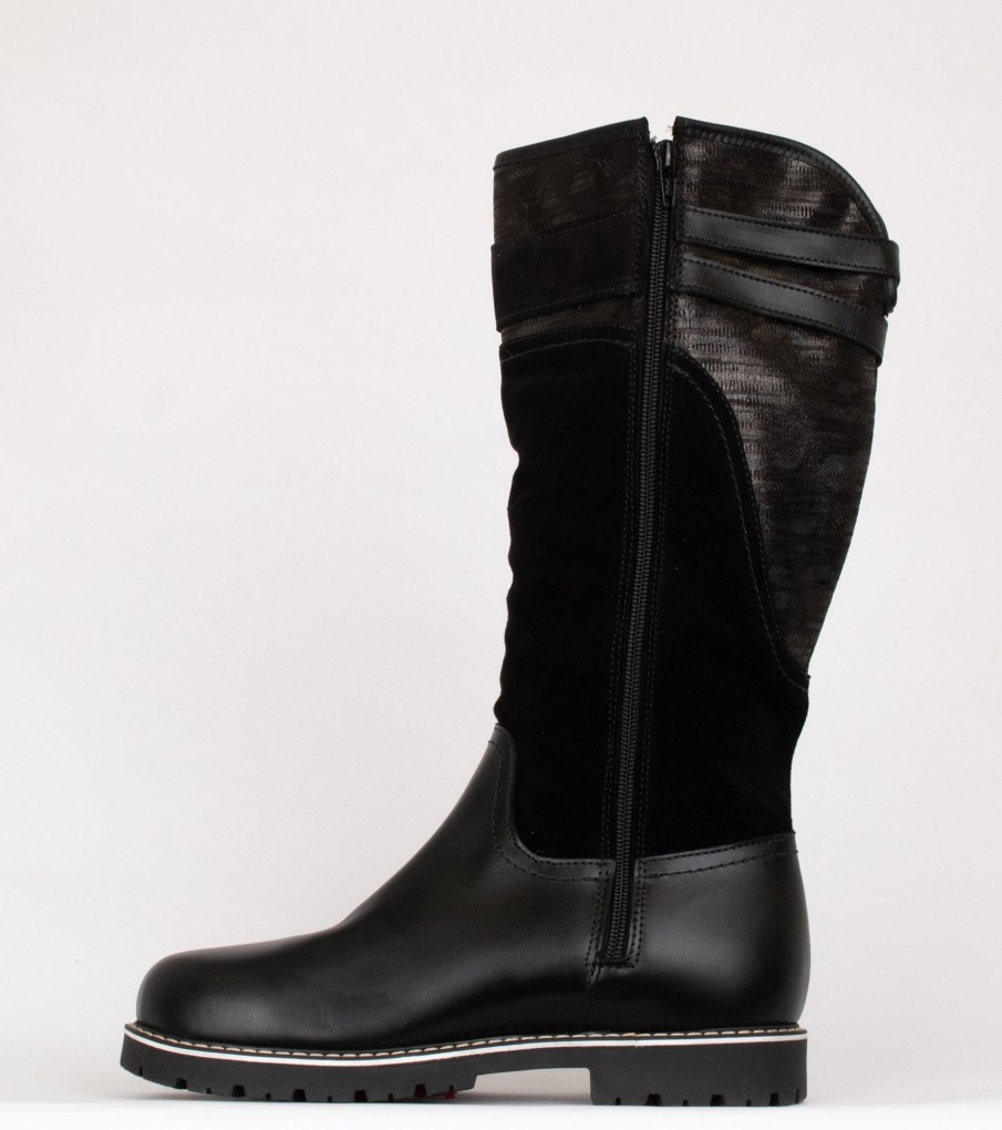 Femmes Saute-Mouton Bottes D'Hiver | Kim Noir