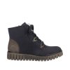 Femmes Rieker Bottes D'Hiver | Y3401-14 Marine