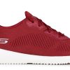 Femmes Skechers Decontractees | Bobs Squad Rouge