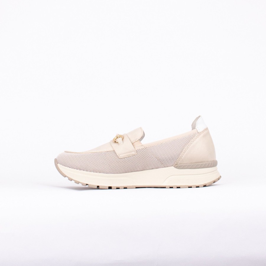 Femmes Rieker Decontractees | N7455-60 Beige