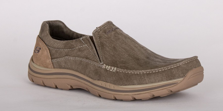 Hommes Skechers Decontractees | Expected -Avilo Kaki