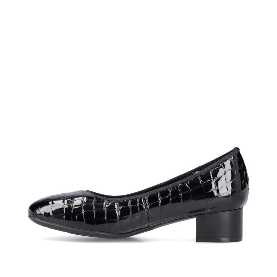 Femmes Rieker Habillees | 49260-02 Noir Vernis