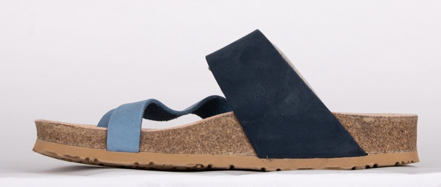 Femmes Mephisto Mules | Madeleine Bleu