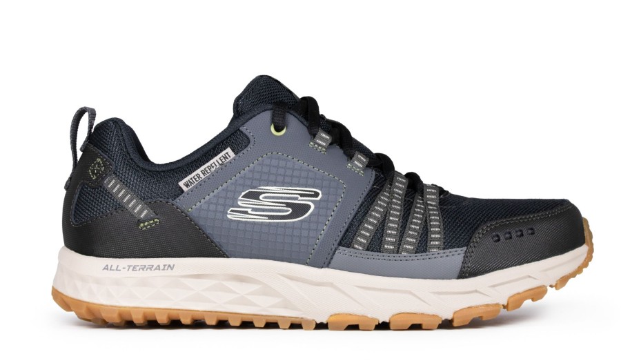 Hommes Skechers Decontractees | Escape Plan Noir