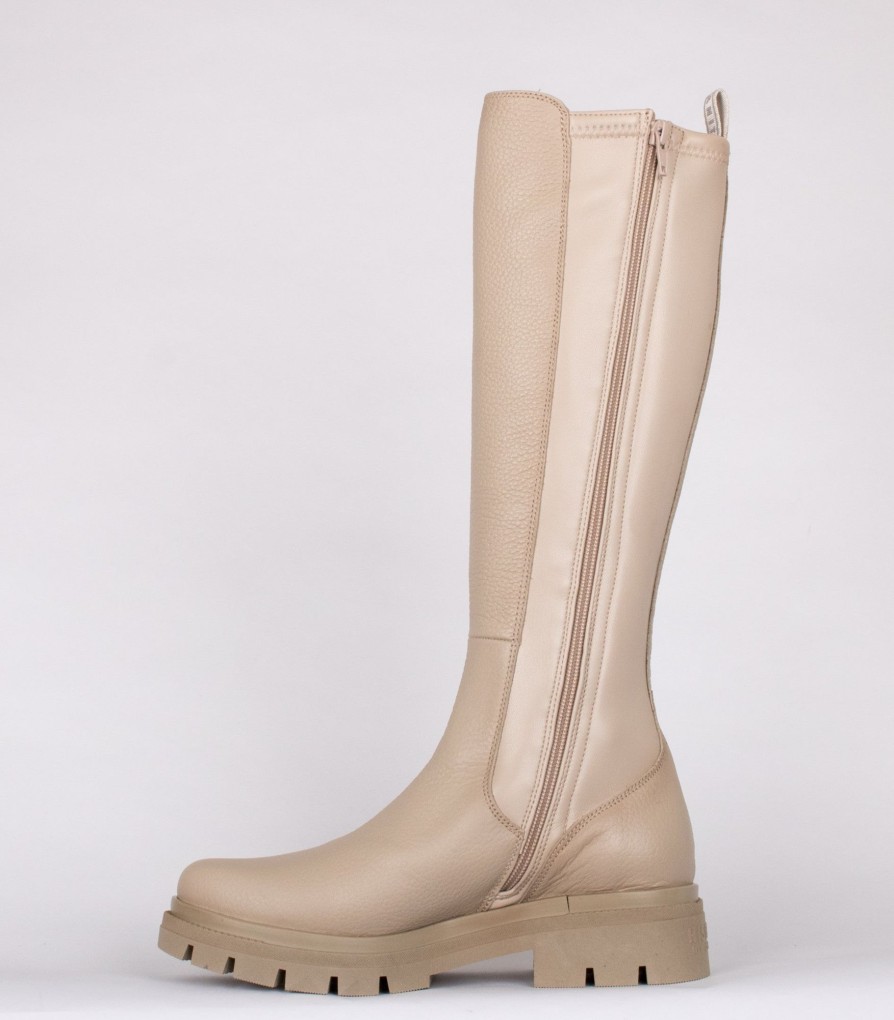 Femmes Hispanitas Bottes Hautes | Alison Beige