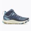 Femmes Merrell Bottes Sport | Antora 3 Mid Wp Bleu