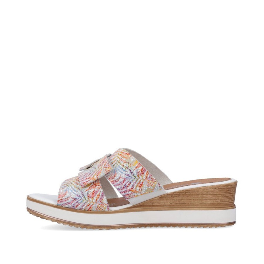 Femmes Remonte Mules | D6456-90 Multicolore