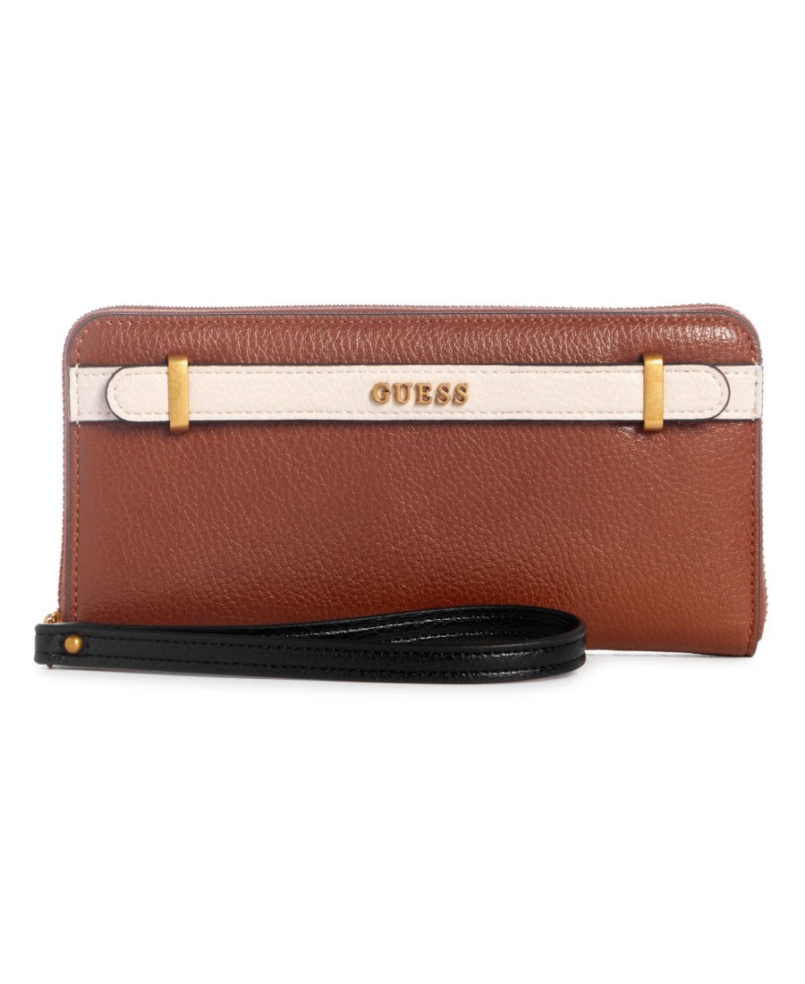 Accessoires Guess Portefeuilles | Sestri Lrg Cognac