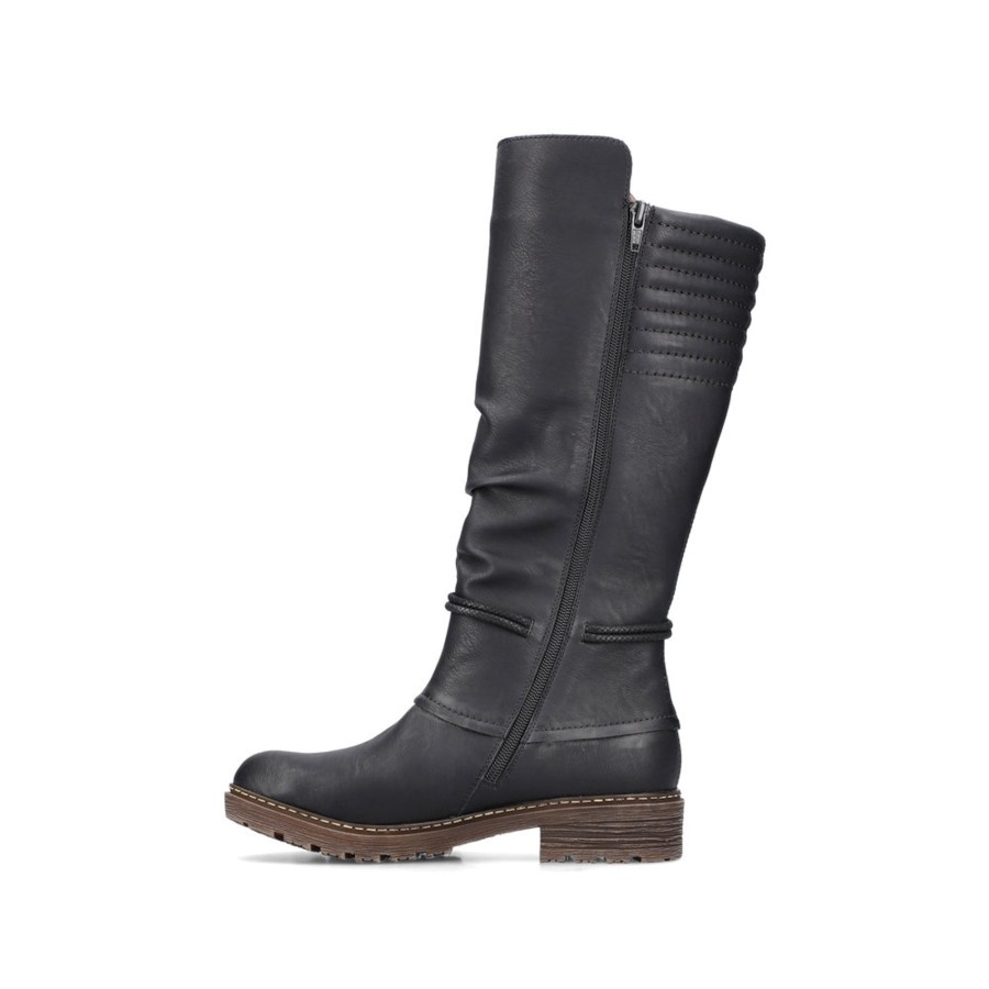 Femmes Rieker Bottes D'Hiver | Z4776-00 Noir