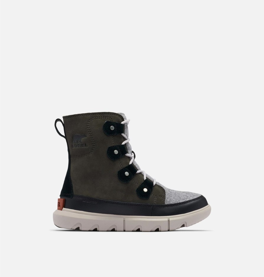 Femmes Sorel Bottes D'Hiver | Explorer Ii Gris