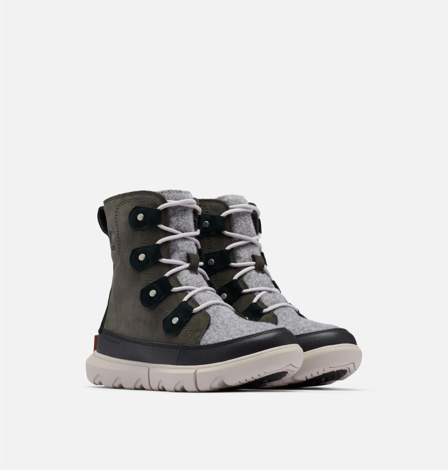 Femmes Sorel Bottes D'Hiver | Explorer Ii Gris