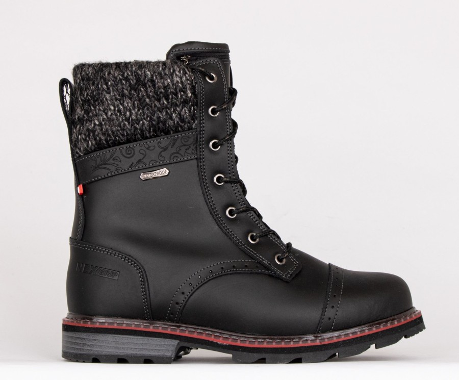 Femmes NexGrip Bottes A Crampons | Ice Ruby 3.0 Noir