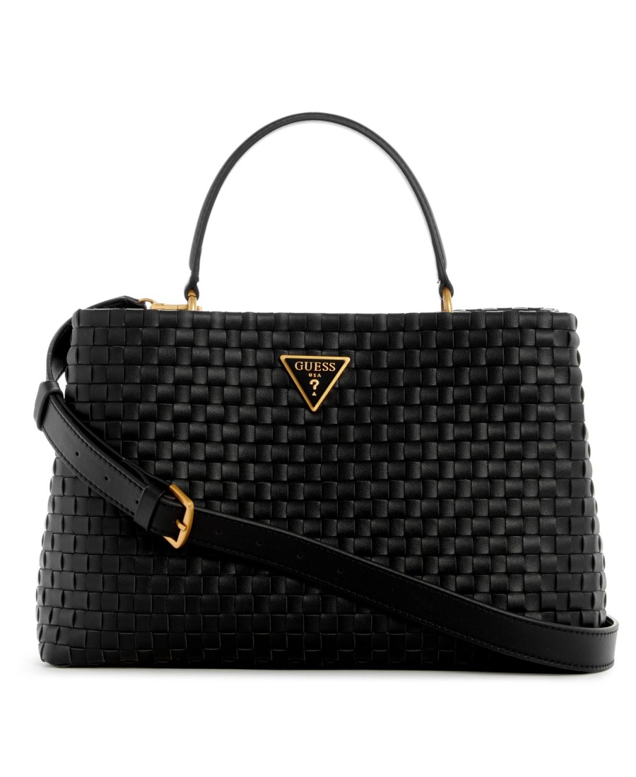 Accessoires Guess Fourre Tout | Lisbet Satchel Noir