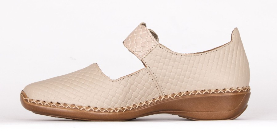 Femmes Rieker Decontractees | 41398-60 Beige