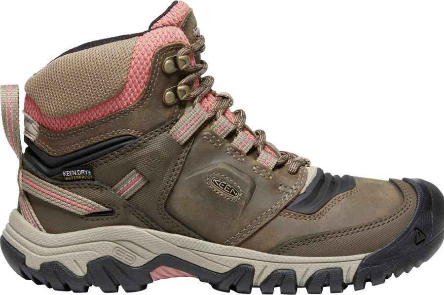 Femmes Keen Bottes Sport | Ridge Flex Mid Brun