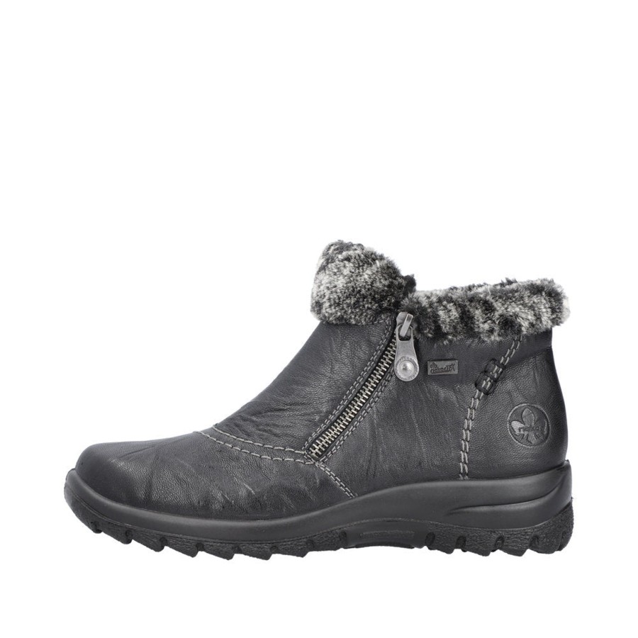 Femmes Rieker Bottes D'Hiver | L7172-00 Noir