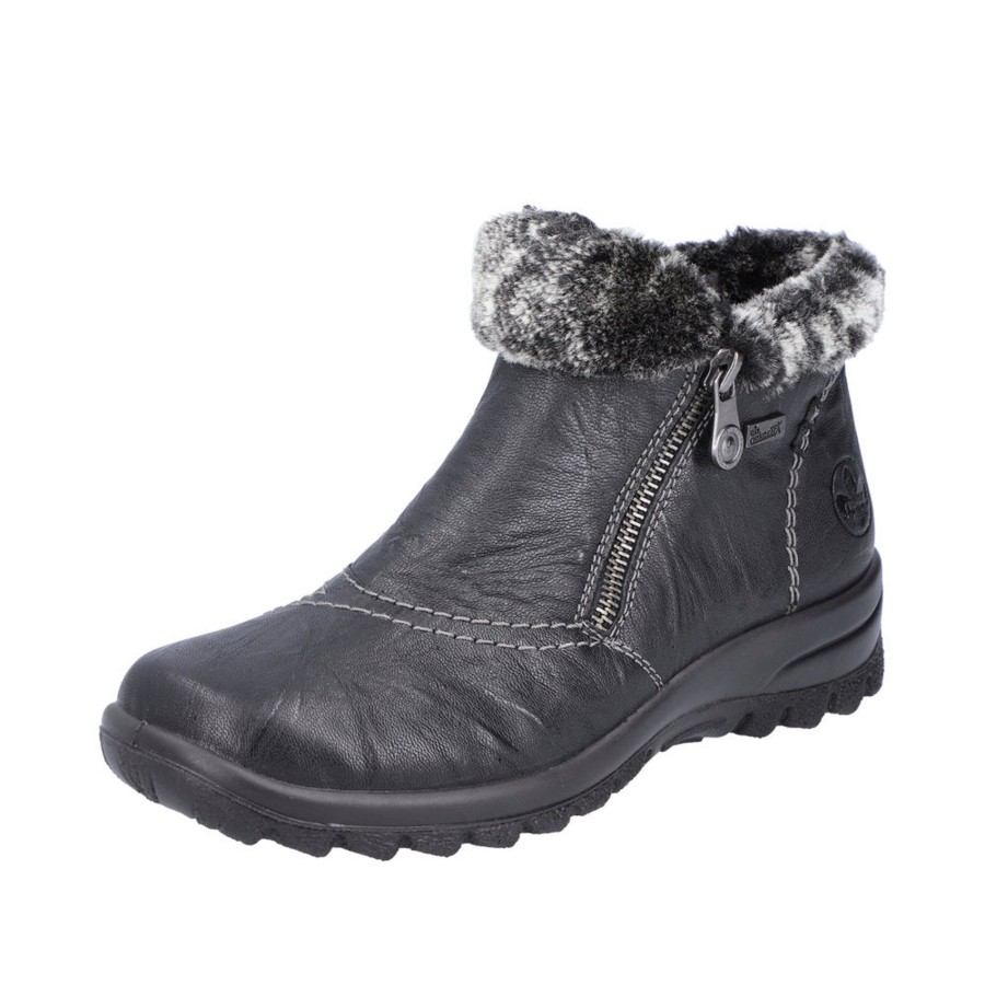 Femmes Rieker Bottes D'Hiver | L7172-00 Noir