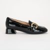 Femmes Clarks Habillees | Daiss30 Trim Noir Vernis