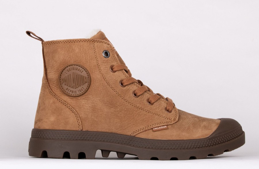 Hommes Palladium Bottes D'Hiver | Pampa Hi Zip Wi Tan