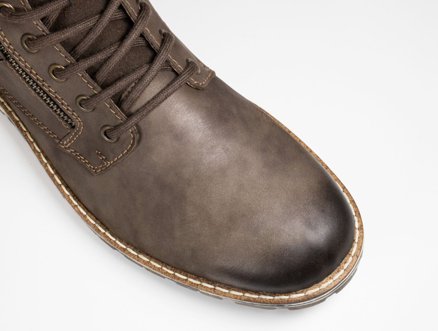 Hommes Rieker Bottes D'Hiver | 38433-25 Brun