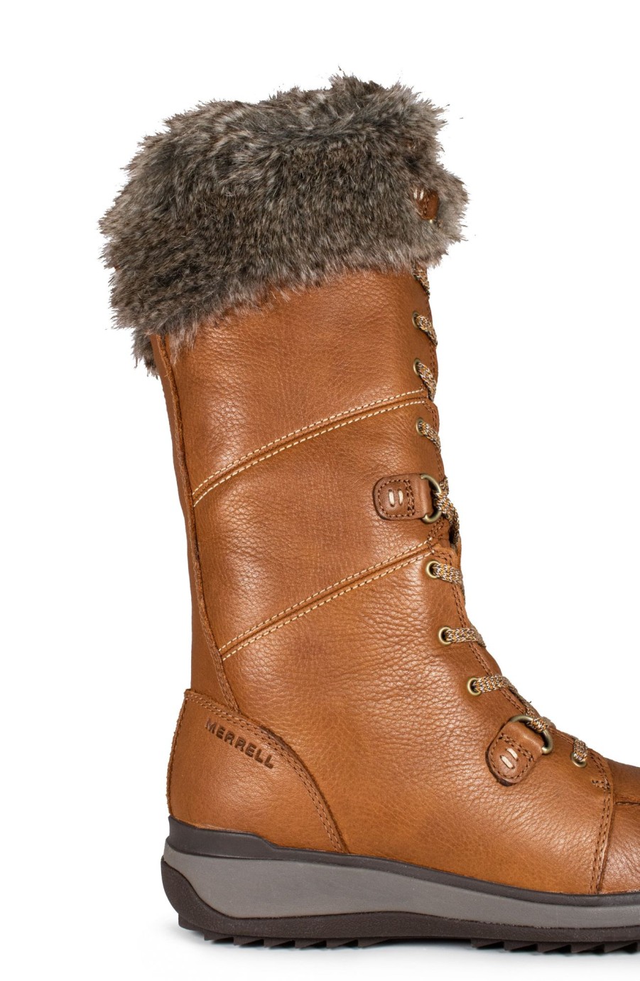 Femmes Merrell Bottes D'Hiver | Snowcreek Tall Tan