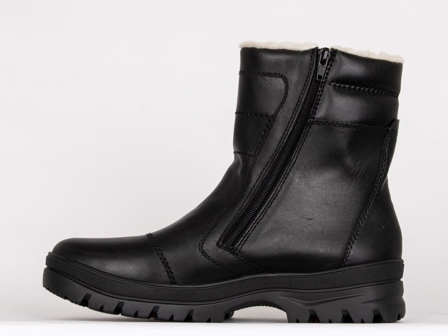 Hommes Rieker Bottes D'Hiver | F5493-00 Noir