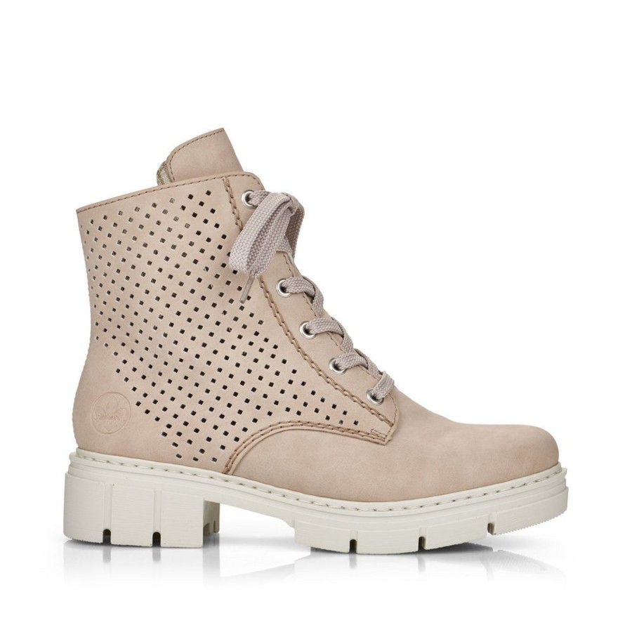 Femmes Rieker Bottillons | Y4540-62 Beige