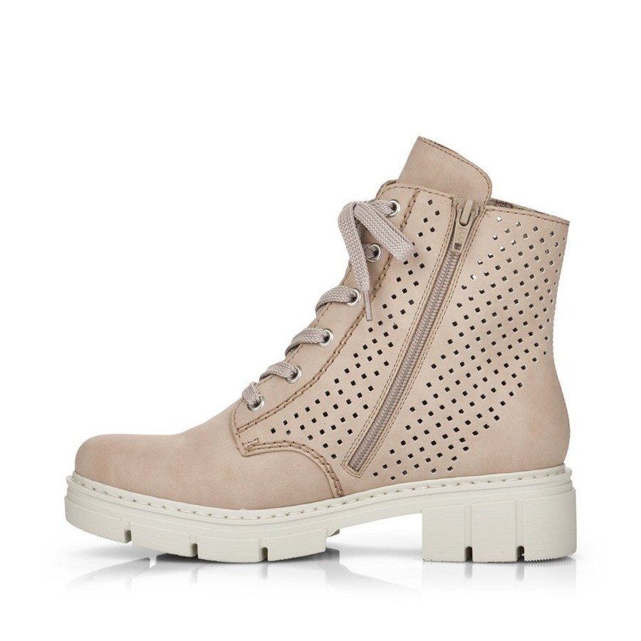 Femmes Rieker Bottillons | Y4540-62 Beige